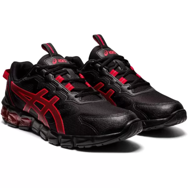 imageASICS Mens GelQuantum 90 3 Sportstyle ShoesBlackClassic Red
