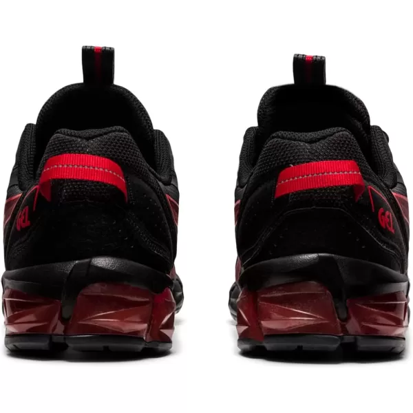 imageASICS Mens GelQuantum 90 3 Sportstyle ShoesBlackClassic Red