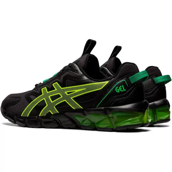 imageASICS Mens GelQuantum 90 3 Sportstyle ShoesBlackSafety Yellow