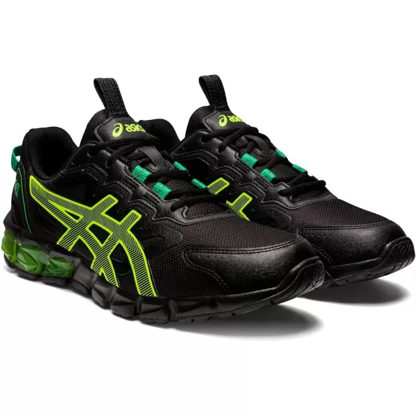 imageASICS Mens GelQuantum 90 3 Sportstyle ShoesBlackSafety Yellow