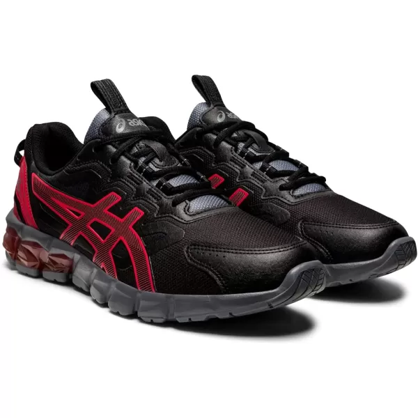 imageASICS Mens GelQuantum 90 Sportstyle ShoesBlackRed Alert