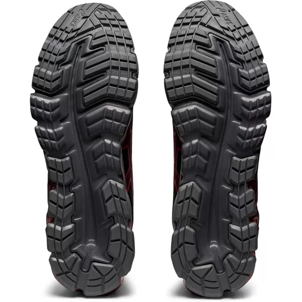 imageASICS Mens GelQuantum 90 Sportstyle ShoesBlackRed Alert