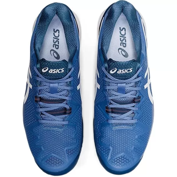 imageASICS Mens GelResolution 8 Tennis ShoesBlue HarmonyWhite