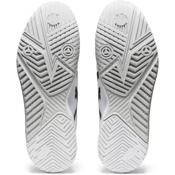 imageASICS Mens GelResolution 8 Tennis ShoesWhiteBlack