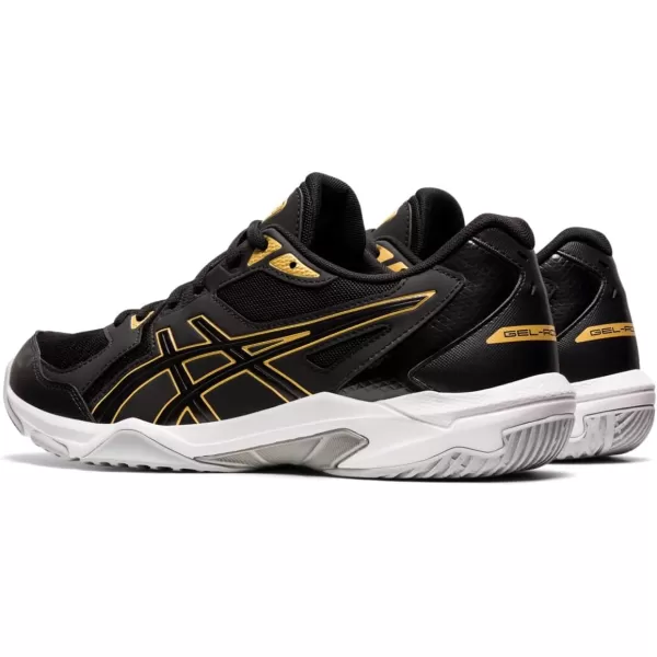 imageASICS Mens GelRocket 10 Indoor Court ShoesBlackPure Gold