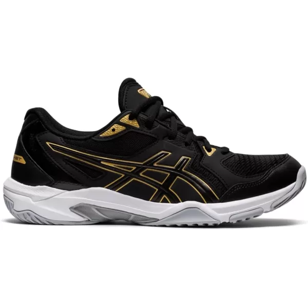 imageASICS Mens GelRocket 10 Indoor Court ShoesBlackPure Gold