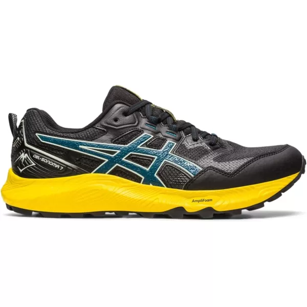 imageASICS Mens GelSonoma 7 Running ShoeGraphite GreyInk Teal