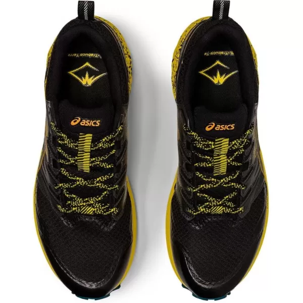 imageASICS Mens GelTrabuco 9 Running ShoesBlack Black Sandstorm