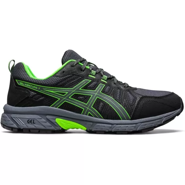 imageASICS Mens GelVenture 7 Running ShoesGraphite GreySheet Rock