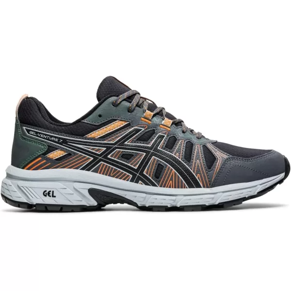 imageASICS Mens GelVenture 7Graphite GreyBlack