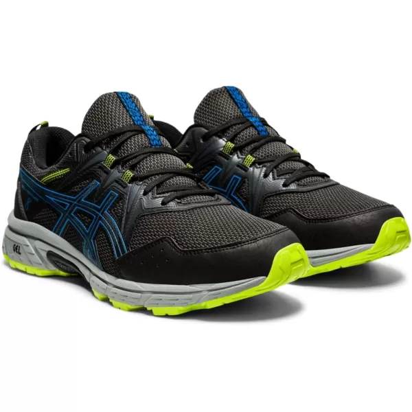 imageASICS Mens GelVenture 8 Running ShoesBlackDirectoire Blue