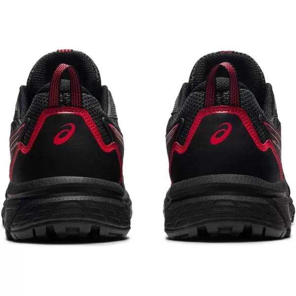 imageASICS Mens GelVenture 8 Running ShoesBlackElectric Red