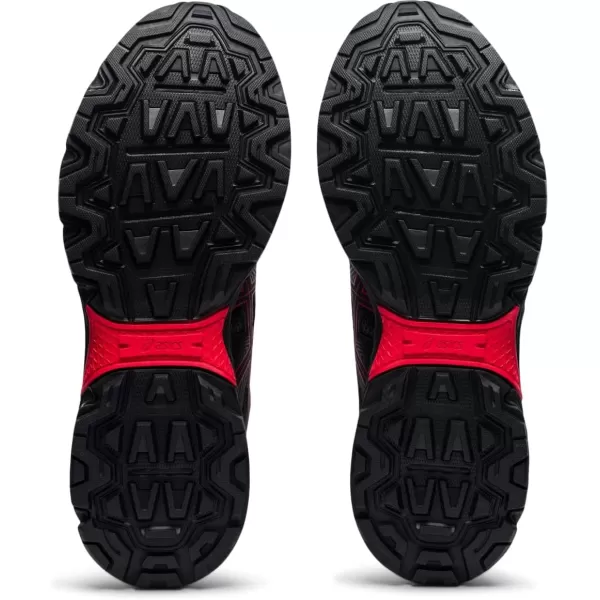 imageASICS Mens GelVenture 8 Running ShoesBlackElectric Red