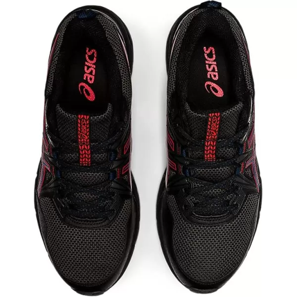 imageASICS Mens GelVenture 8 Running ShoesBlackFiery Red