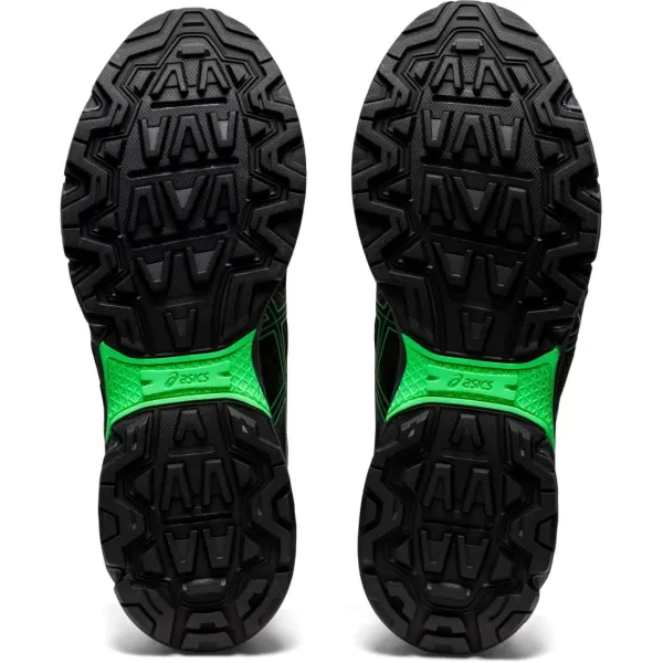 imageASICS Mens GelVenture 8 Running ShoesBlackNew Leaf