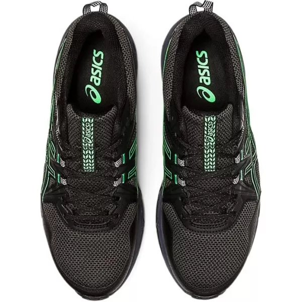 imageASICS Mens GelVenture 8 Running ShoesBlackNew Leaf