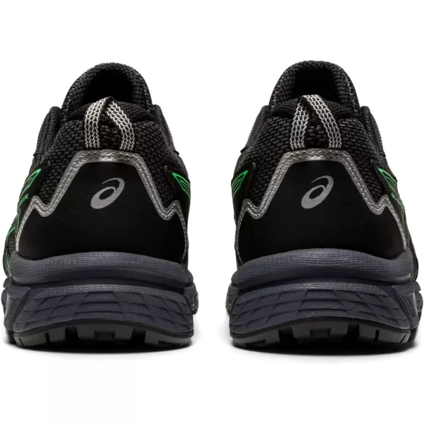imageASICS Mens GelVenture 8 Running ShoesBlackNew Leaf