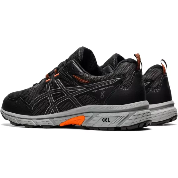 imageASICS Mens GelVenture 8 Running ShoesBlackSheet Rock