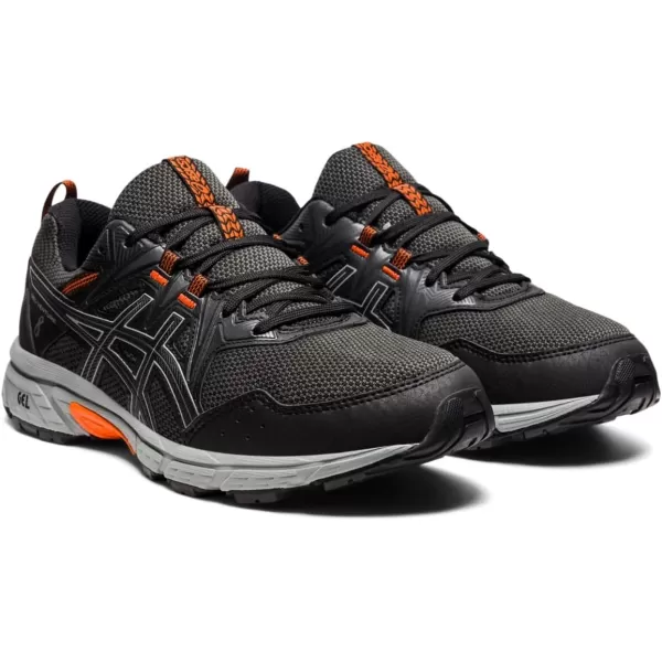 imageASICS Mens GelVenture 8 Running ShoesBlackSheet Rock