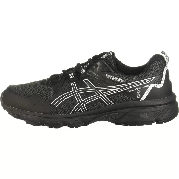 imageASICS Mens GelVenture 8 Running ShoesBlackWhite