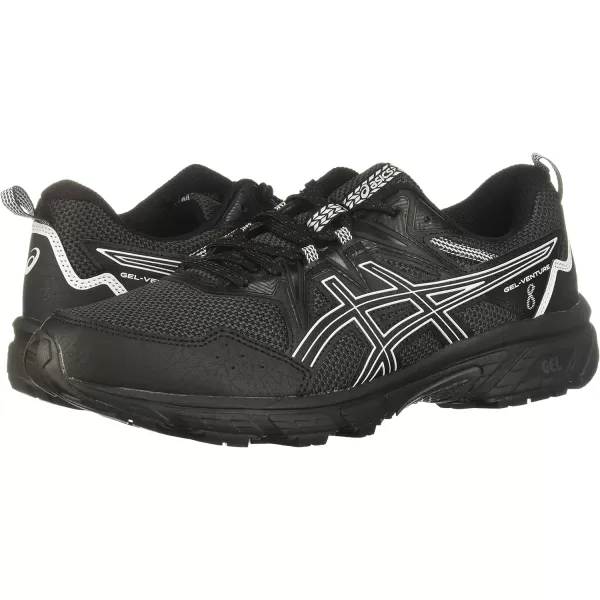 imageASICS Mens GelVenture 8 Running ShoesBlackWhite