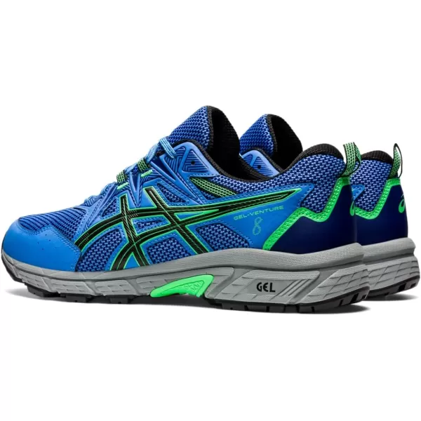 imageASICS Mens GelVenture 8 Running ShoesBlue CoastNew Leaf