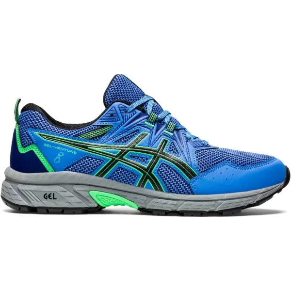 imageASICS Mens GelVenture 8 Running ShoesBlue CoastNew Leaf