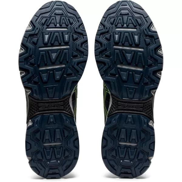 imageASICS Mens GelVenture 8 Running ShoesFrench BlueHazard Green