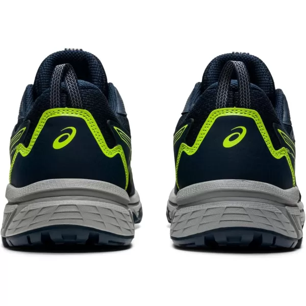 imageASICS Mens GelVenture 8 Running ShoesFrench BlueHazard Green