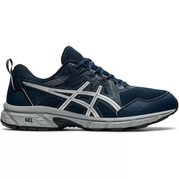 imageASICS Mens GelVenture 8 Running ShoesFrench BluePure Silver