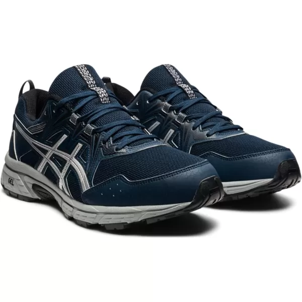 imageASICS Mens GelVenture 8 Running ShoesFrench BluePure Silver