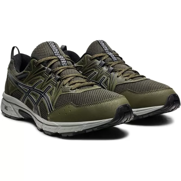 imageASICS Mens GelVenture 8 Running ShoesOlive CanvasBlack