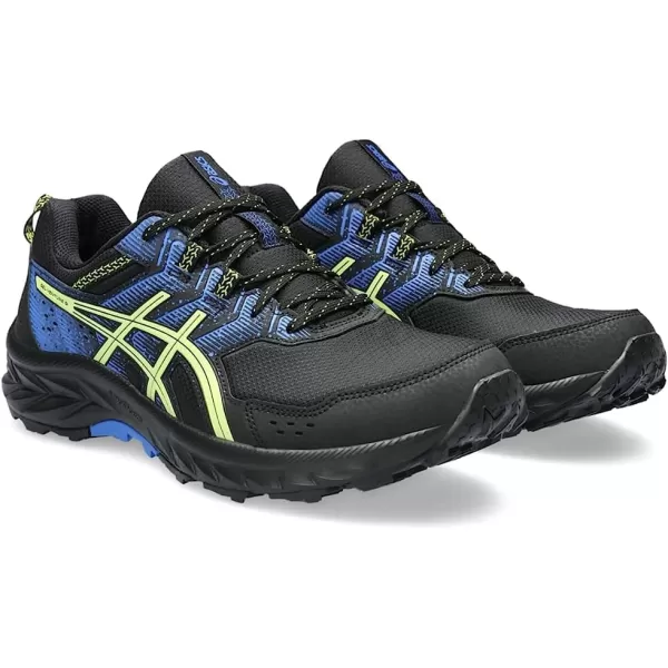 imageASICS Mens GelVenture 9 ShoesBlackGlow Yellow