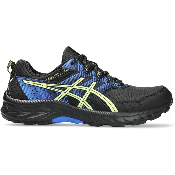 imageASICS Mens GelVenture 9 ShoesBlackGlow Yellow
