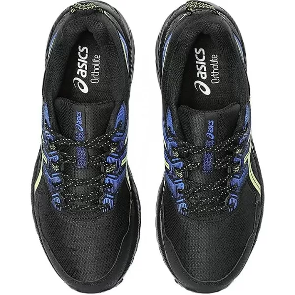 imageASICS Mens GelVenture 9 ShoesBlackGlow Yellow