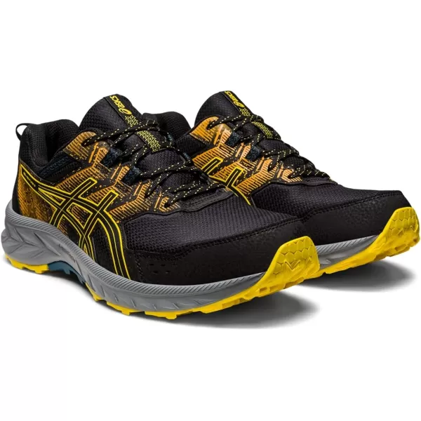 imageASICS Mens GelVenture 9 ShoesBlackGolden Yellow