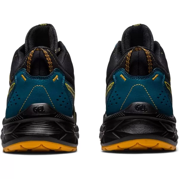 imageASICS Mens GelVenture 9 ShoesBlackGolden Yellow