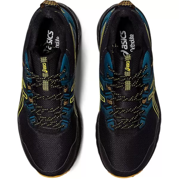 imageASICS Mens GelVenture 9 ShoesBlackGolden Yellow