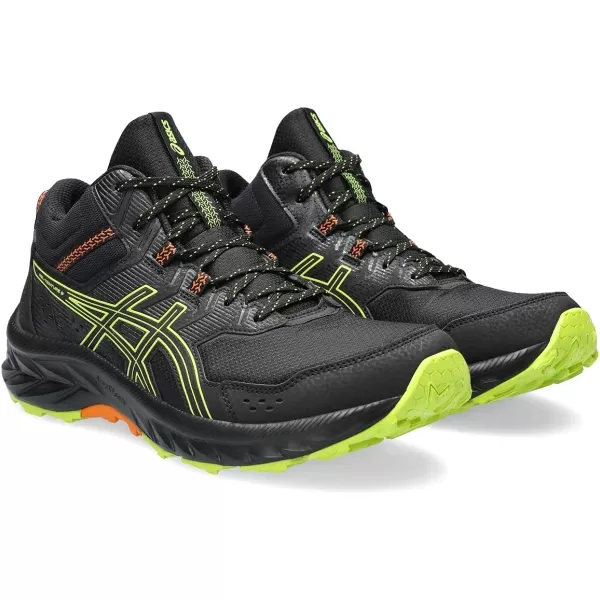 imageASICS Mens GelVenture 9 ShoesBlackNeon Lime