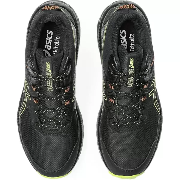 imageASICS Mens GelVenture 9 ShoesBlackNeon Lime