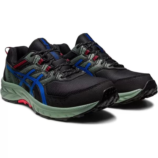 imageASICS Mens GelVenture 9 ShoesBlackTuna Blue