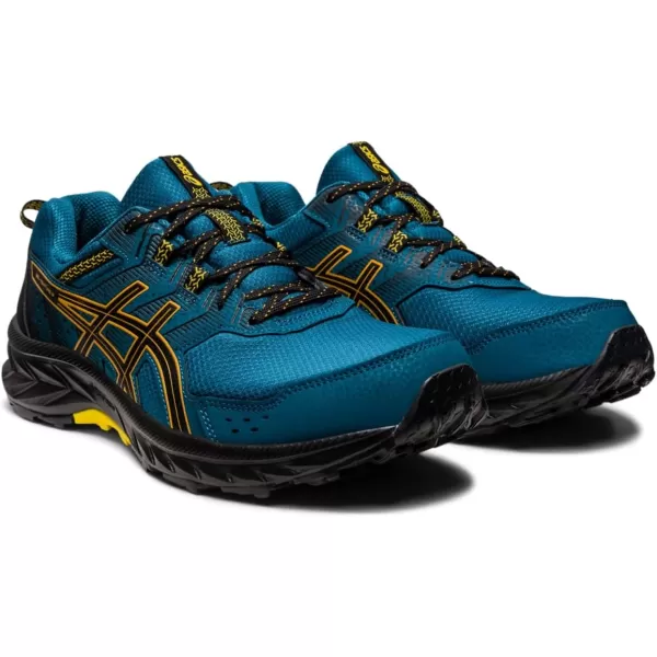 imageASICS Mens GelVenture 9 ShoesInk TealSandstorm