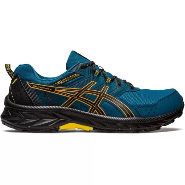 imageASICS Mens GelVenture 9 ShoesInk TealSandstorm