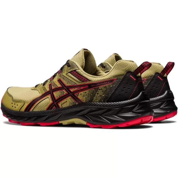 imageASICS Mens GelVenture 9 ShoesOlive OilElectric Red