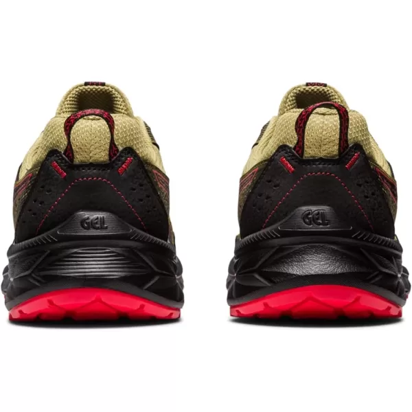 imageASICS Mens GelVenture 9 ShoesOlive OilElectric Red