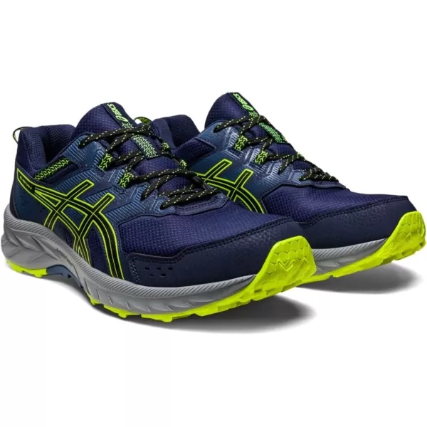 imageASICS Mens GelVenture 9 ShoesPeacoatSafety Yellow