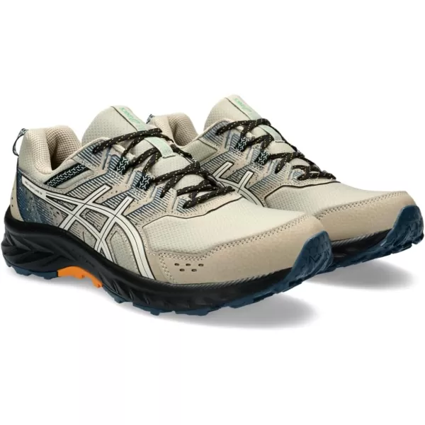 imageASICS Mens GelVenture 9 Waterproof Running ShoesFeather GreyBirch
