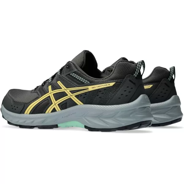imageASICS Mens GelVenture 9 Waterproof Running ShoesGraphite GreyFaded Yellow