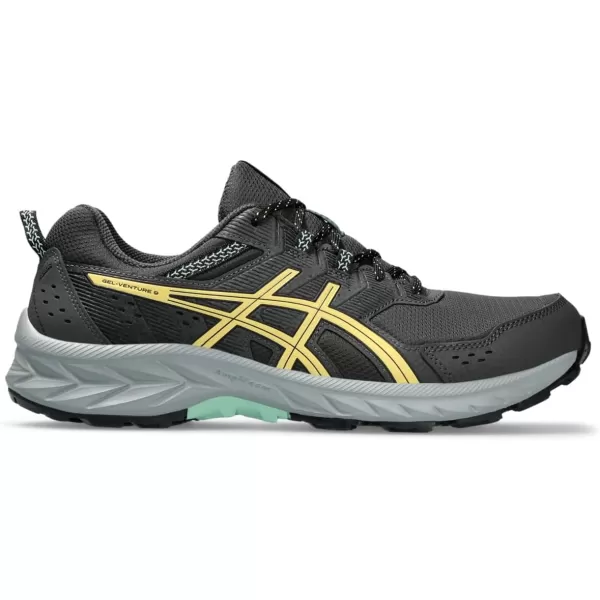 imageASICS Mens GelVenture 9 Waterproof Running ShoesGraphite GreyFaded Yellow