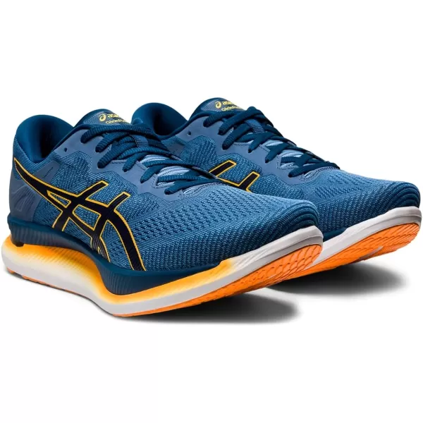 imageASICS Mens Glideride Running ShoesGrey FlossMako Blue